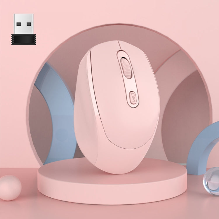 HXSJ M107 4 pulsanti 1600 DPI Dual Mode 2.4GHz + Bluetooth 5.1 Mouse wireless ricaricabile, Battery Version