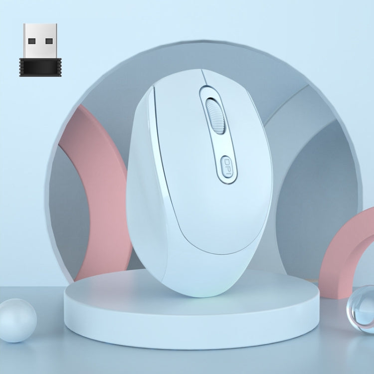 HXSJ M107 4 pulsanti 1600 DPI Dual Mode 2.4GHz + Bluetooth 5.1 Mouse wireless ricaricabile, Battery Version