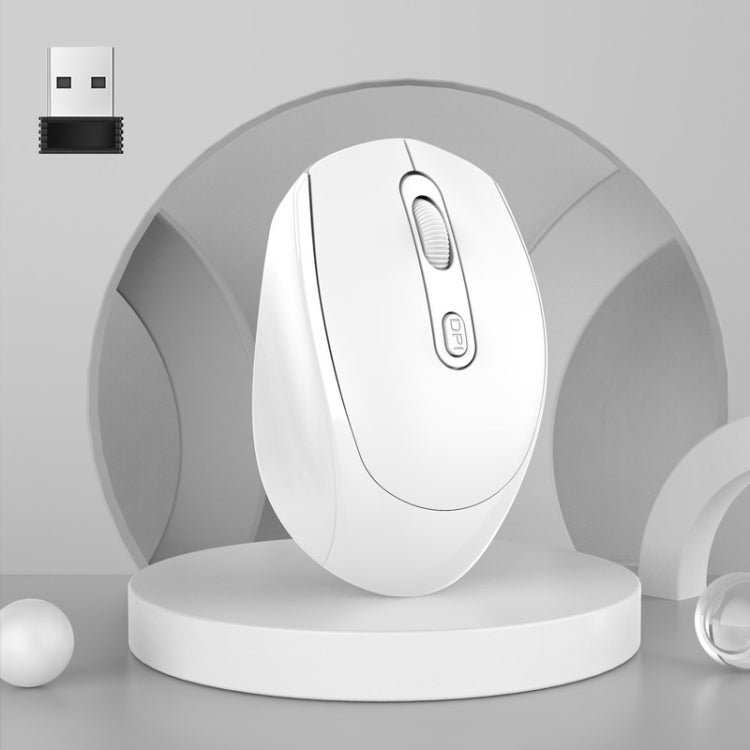 HXSJ M107 4 pulsanti 1600 DPI Dual Mode 2.4GHz + Bluetooth 5.1 Mouse wireless ricaricabile, Battery Version
