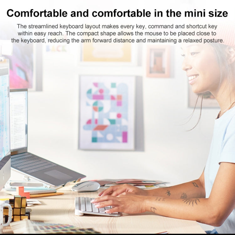 Logitech MX Keys Mini Wireless Bluetooth Tastiera retroilluminata intelligente ultrasottile