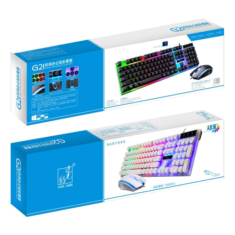 Set tastiera + mouse luminosi ZGB G21, G21 (White), G21 (Black)