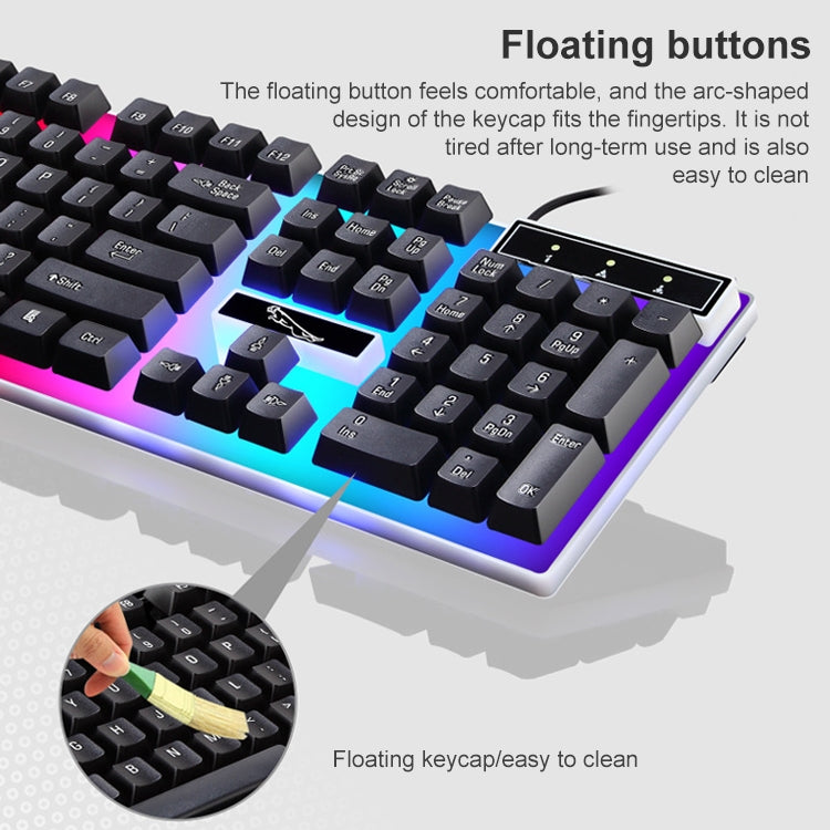 Set tastiera + mouse luminosi ZGB G21, G21 (White), G21 (Black)