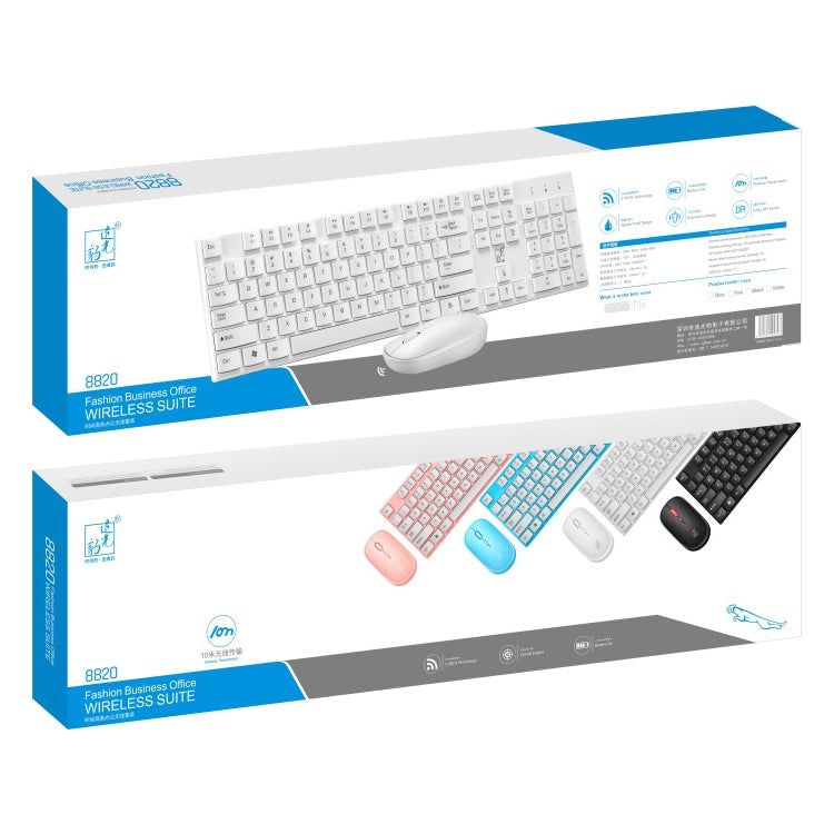 Set tastiera e mouse wireless ZGB 8820 Candy Color, 8820 (Pink), 8820 (Blue), 8820 (White), 8820 (Black)