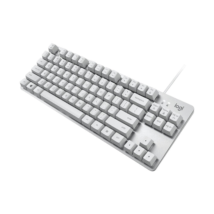 Logitech K835 Mini Tastiera meccanica cablata, albero verde, Green Shaft