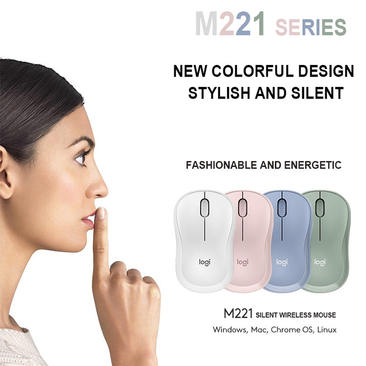 Mouse wireless silenzioso Logitech M221 Fashion