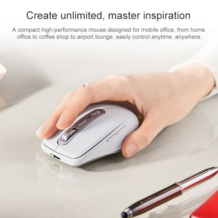 Logitech MX ANYWHERE 3 Mouse wireless compatto ad alte prestazioni