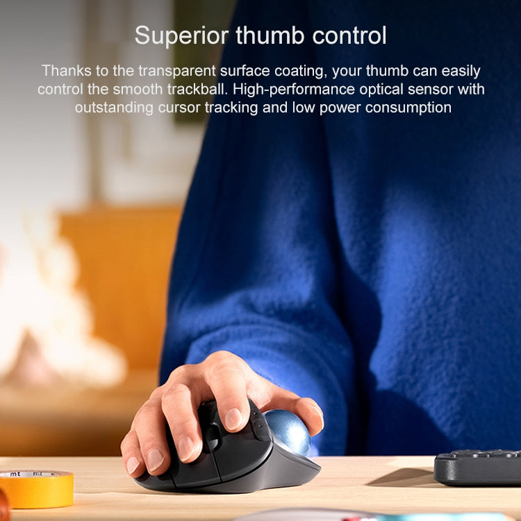 Mouse trackball wireless creativo Logitech ERGO M575