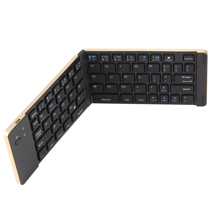 Tastiera pieghevole wireless Bluetooth F66 a 66 tasti, supporto Android / Windows / iOS, F66 2-Folding 66 Keys Black, F66 2-Folding 66 Keys Rose Gold, F66 2-Folding 66 Keys Silver, F66 2-Folding 66 Keys Gold