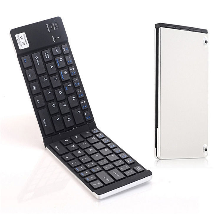 Tastiera pieghevole wireless Bluetooth F66 a 66 tasti, supporto Android / Windows / iOS, F66 2-Folding 66 Keys Black, F66 2-Folding 66 Keys Rose Gold, F66 2-Folding 66 Keys Silver, F66 2-Folding 66 Keys Gold