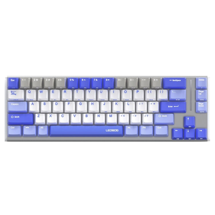 Tastiera meccanica personalizzata LEOBOG K67 2.4G Bluetooth Wireless RGB a tre modalità, interruttore a cristallo di ghiaccio