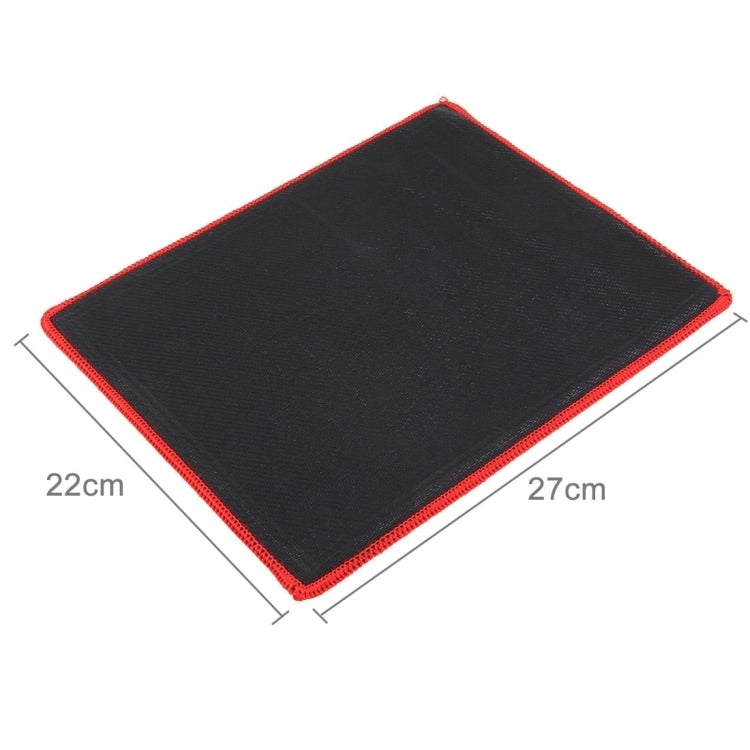 Tappetino per mouse, tastiera da gioco, grande, impermeabile, antiscivolo, in morbida gomma morbida, superficie liscia, dimensioni: 270 x 220 x 3 mm, Size: 27x22cm