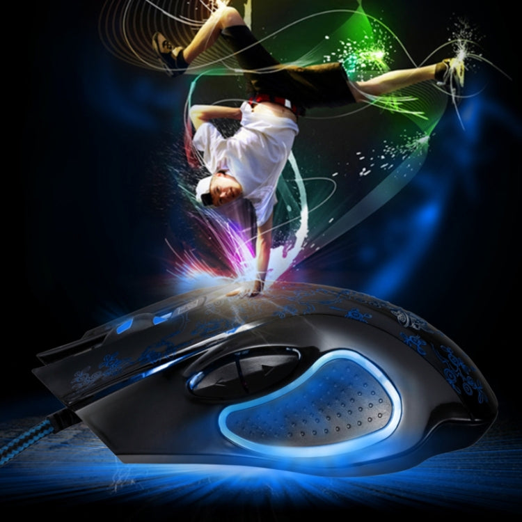 Mouse da gioco ottico e-sport cablato con retroilluminazione a LED regolabile a quattro velocità USB ZGB 169 USB 2400 DPI con contrappeso, lunghezza: 1,45 m, 169 Black, 169 White