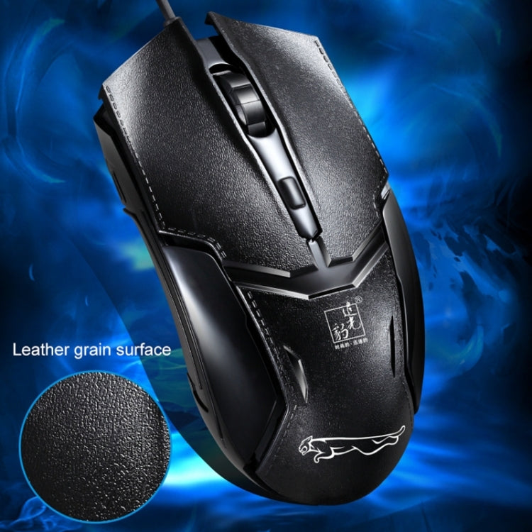 Chasing Leopard 179 Mouse da gioco ottico cablato regolabile USB 1600 DPI a tre velocità, lunghezza: 1,3 m, 179