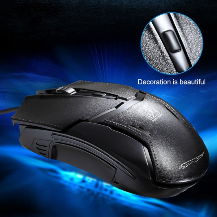 Chasing Leopard 179 Mouse da gioco ottico cablato regolabile USB 1600 DPI a tre velocità, lunghezza: 1,3 m, 179