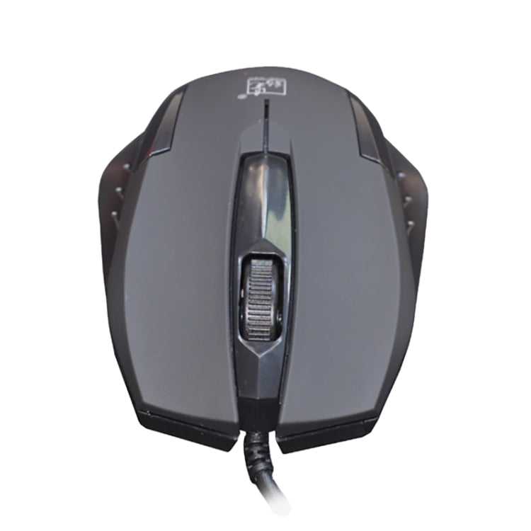 Mouse da gioco ottico con cavo USB satinato Chasing Leopard 512G, lunghezza: 1,3 m, 512G