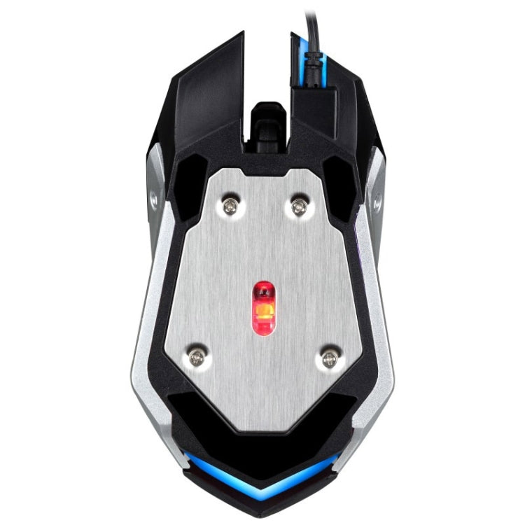 Chasing Leopard K1 USB 1600 DPI Mouse da gioco ottico cablato con retroilluminazione a LED regolabile a tre velocità, lunghezza: 1,3 m