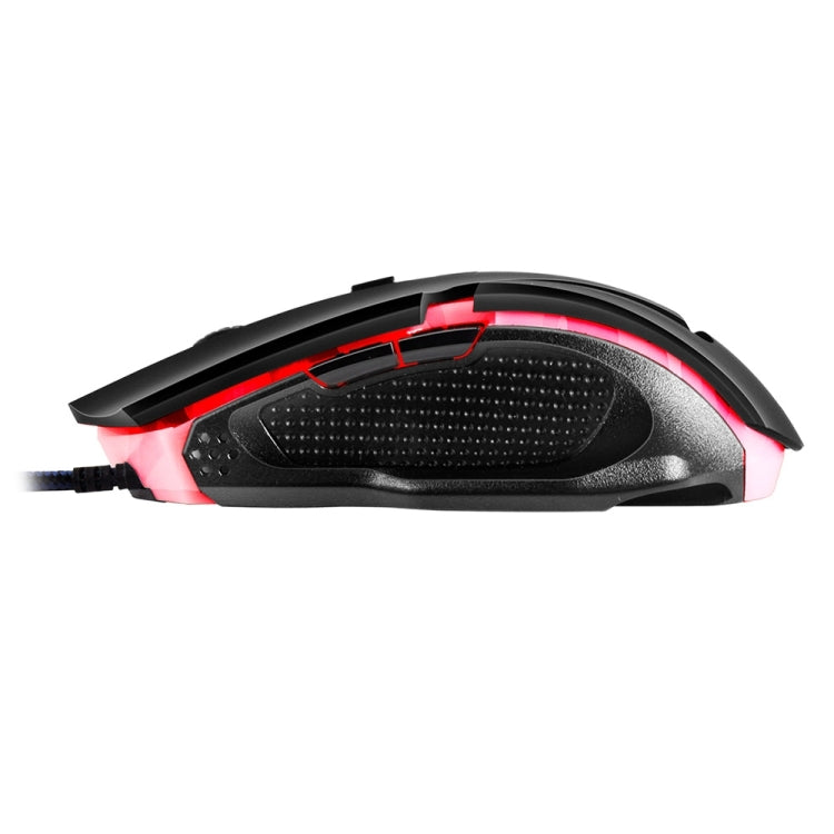 Apedra iMICE A9 Mouse da gioco ad alta precisione LED Luce respiratoria controllata a quattro colori USB 6 pulsanti Mouse da gioco ottico cablato 3200 DPI per computer PC portatile, iMICE A9