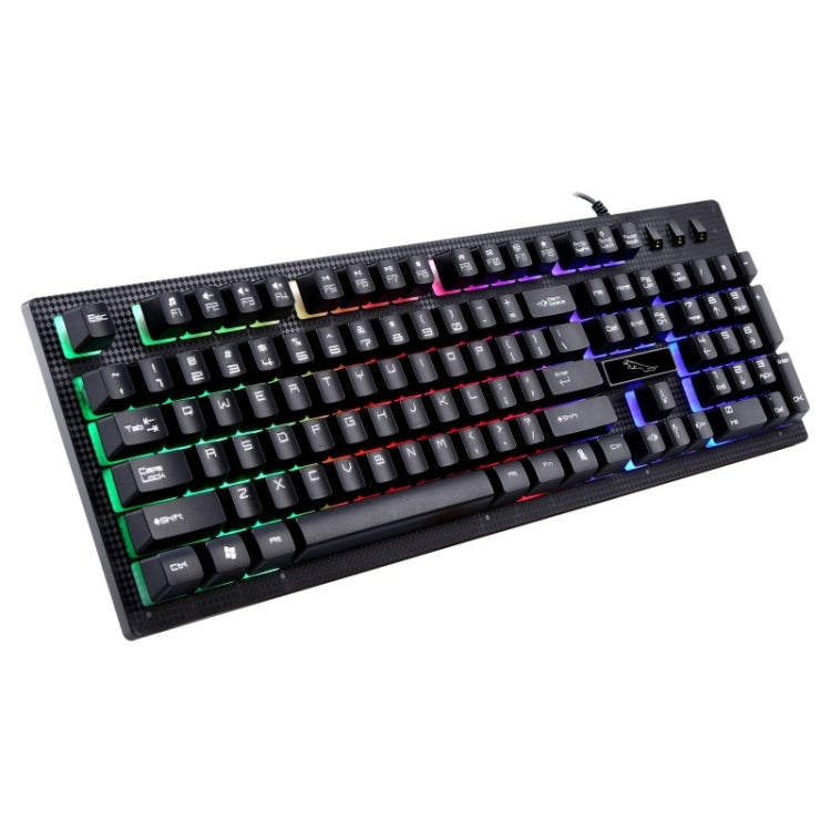 Tastiera da gioco ZGB G20 104 tasti USB cablata meccanica con tastiera per computer luminosa