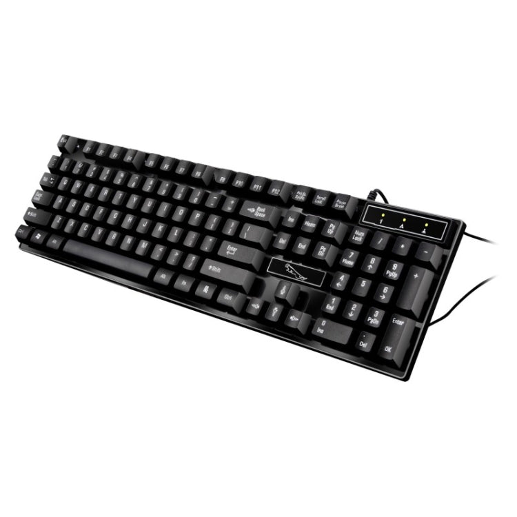 ZGB Q17 104 tasti Tastiera da ufficio da gioco con sospensione cablata USB per laptop, PC