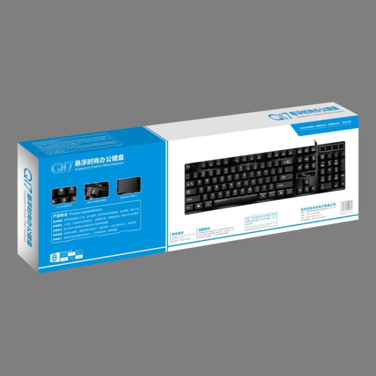 ZGB Q17 104 tasti Tastiera da ufficio da gioco con sospensione cablata USB per laptop, PC