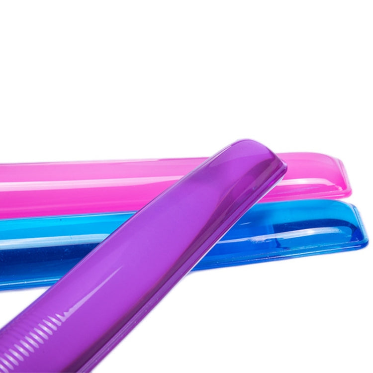 MONTIAN Bracciale in silicone trasparente a forma di cuore per tastiera e polso, consegna a colori casuali, Rectangle