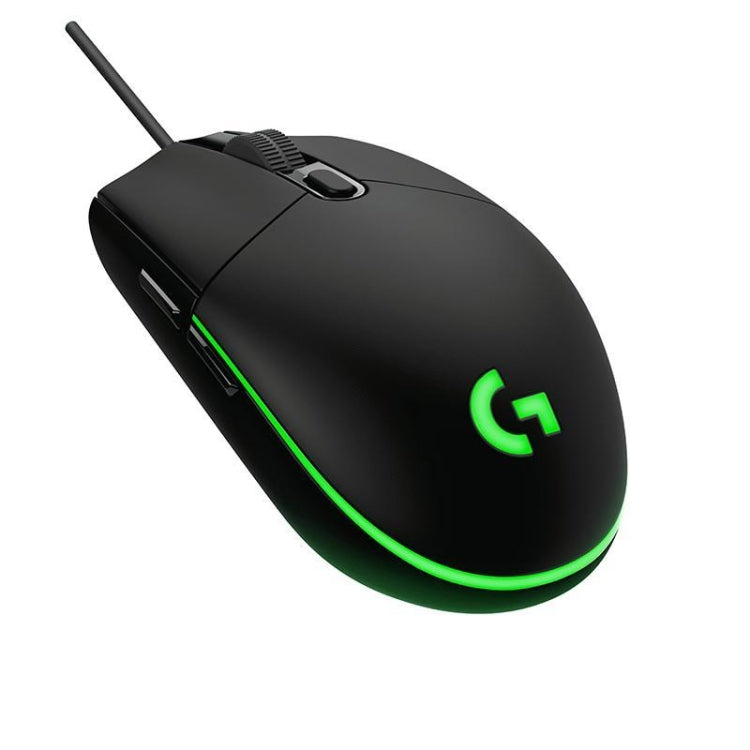 Logitech G102 Mouse da gioco ottico cablato regolabile a cinque velocità RGB luminoso da 6.000 DPI a 6 tasti, lunghezza: 2 m, G102, G102 (White)