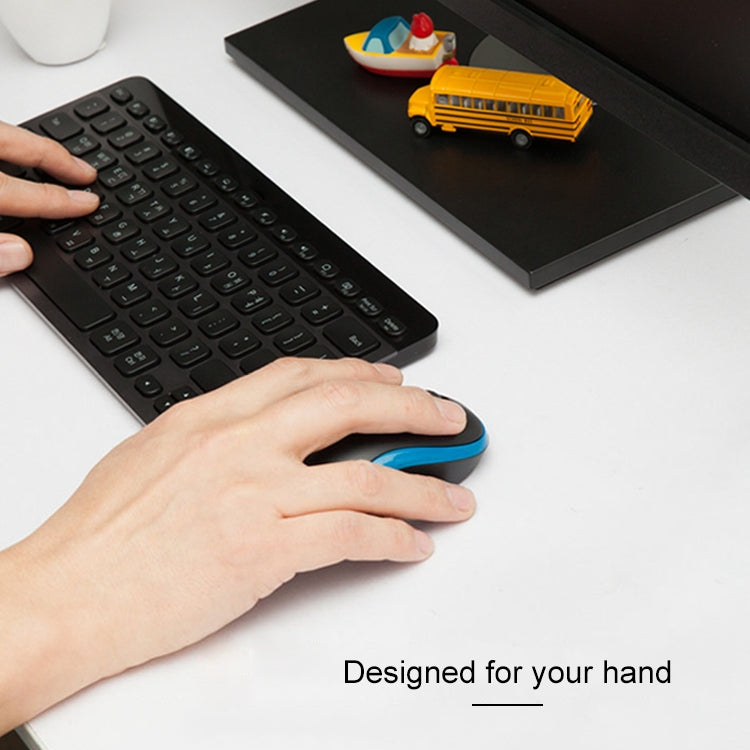 Logitech M186 Mouse wireless per ufficio Computer desktop portatile USB a risparmio energetico universale