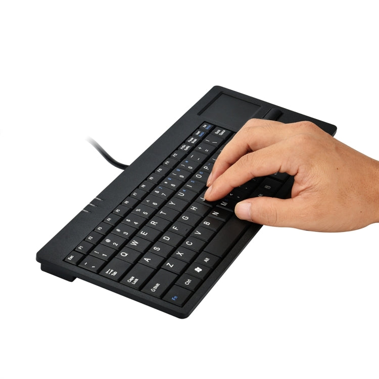 MC-818 Tastiera per computer cablata ultrasottile con touchpad a 82 tasti