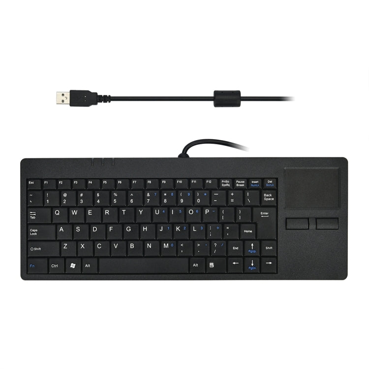 MC-818 Tastiera per computer cablata ultrasottile con touchpad a 82 tasti