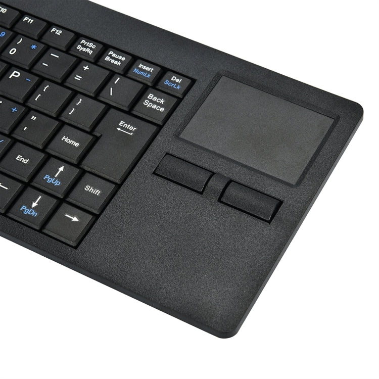 MC-818 Tastiera per computer cablata ultrasottile con touchpad a 82 tasti
