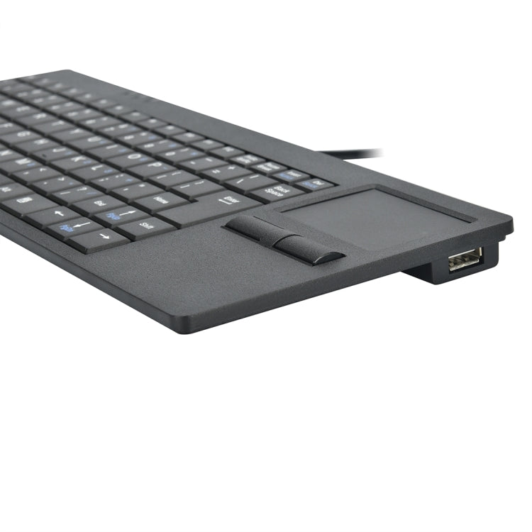MC-818 Tastiera per computer cablata ultrasottile con touchpad a 82 tasti