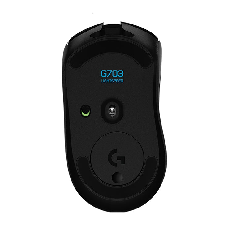Logitech G703 LIGHTSPEED 16000 DPI 6 pulsanti programmabili Sensore HERO 16K Mouse da gioco ottico wireless con retroilluminazione RGB