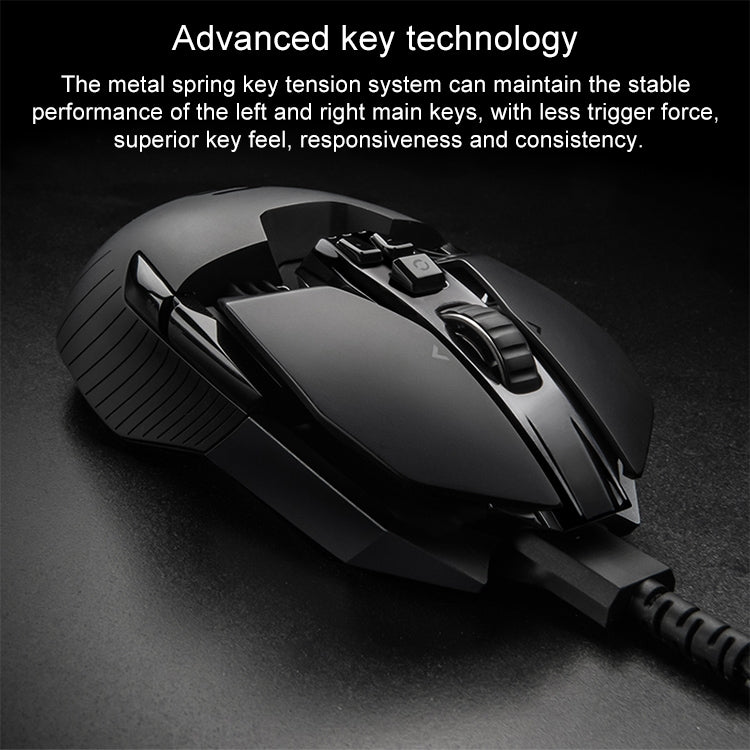 Logitech G903 LIGHTSPEED 16000 DPI 11 pulsanti Sensore HERO 16K Retroilluminazione RGB Mouse da gioco ottico wireless universale per mano sinistra e destra