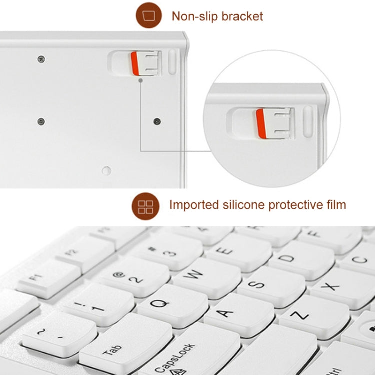 Lenovo K5819 Office Tastiera cablata ultrasottile semplice, K5819 (Black), K5819 (White)