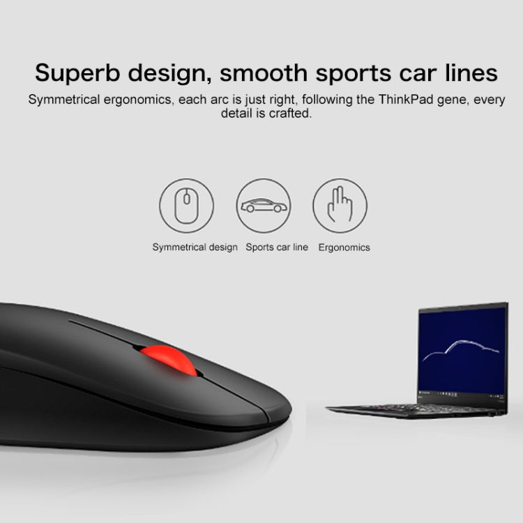 Mouse Bluetooth wireless portatile Lenovo thinkplus Bluetooth 4.0, Bluetooth Mouse