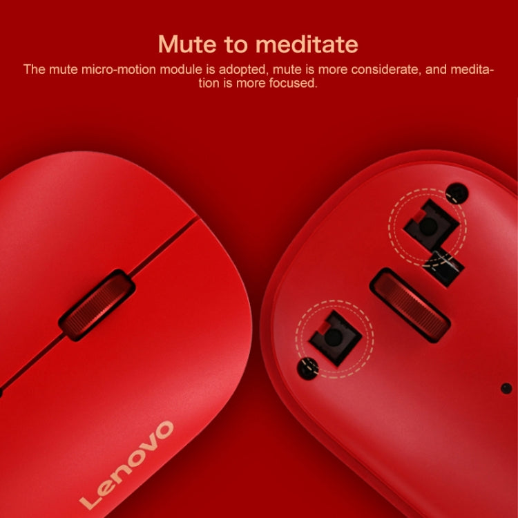 Mouse wireless silenzioso portatile leggero Lenovo Air Handle, versione mouse Blessing, Wireless Mouse, Blessing Mouse Version