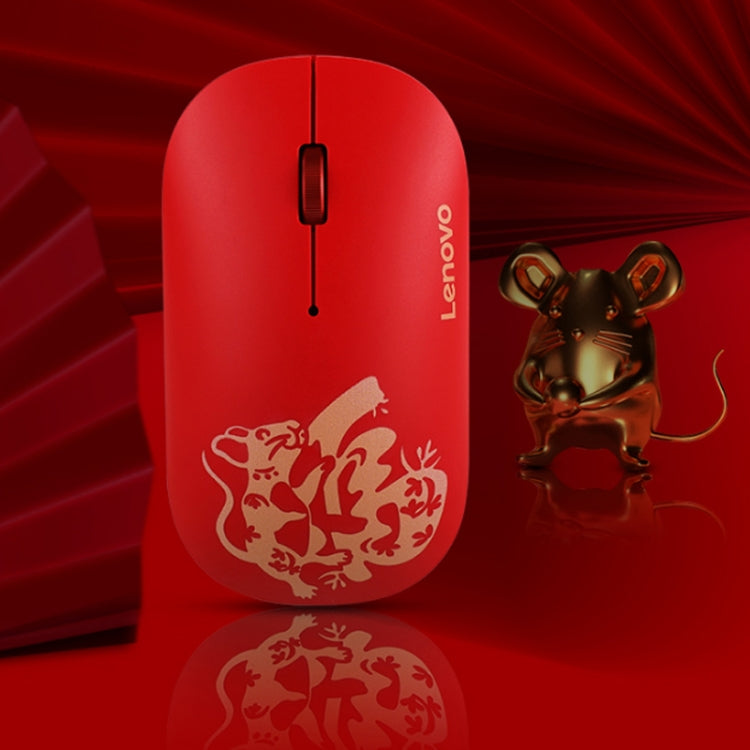 Mouse wireless silenzioso portatile leggero Lenovo Air Handle, versione mouse Blessing, Wireless Mouse, Blessing Mouse Version