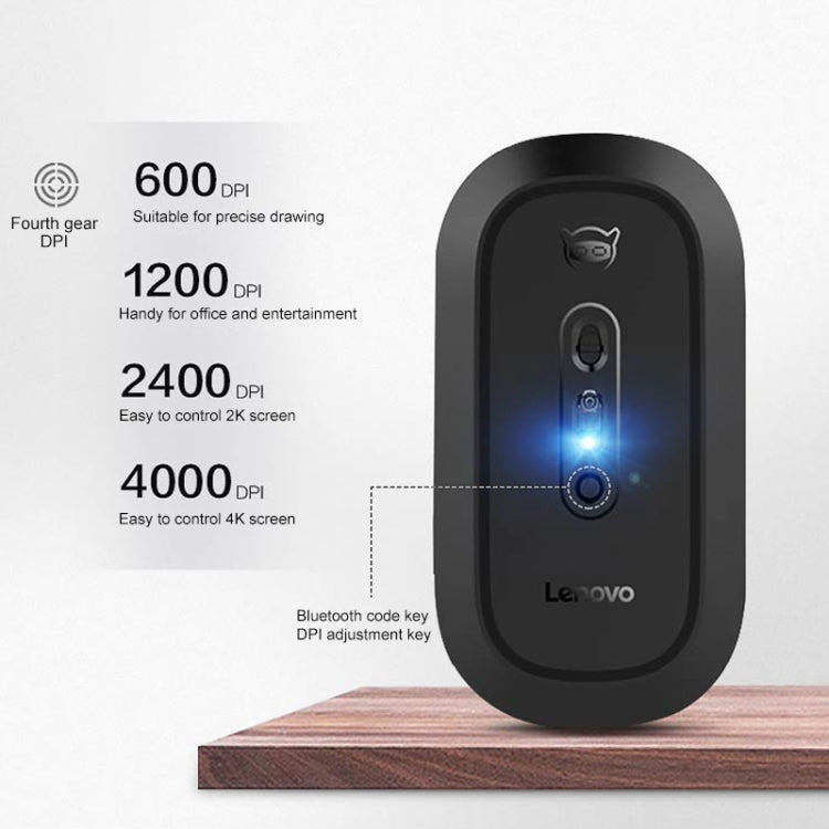 Mouse Bluetooth wireless dual mode Lenovo Bluetooth 4.0 per Xiaoxin Air, Dual Mode Bluetooth Mouse