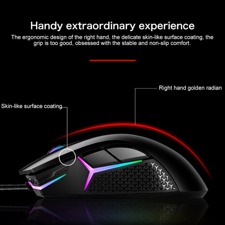 Mouse cablato per giochi Lenovo HEADSHOT Gaming Engine, HEADSHOT