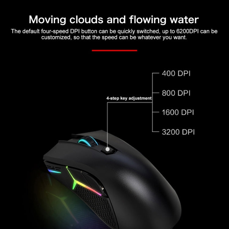 Mouse cablato per giochi Lenovo HEADSHOT Gaming Engine, HEADSHOT