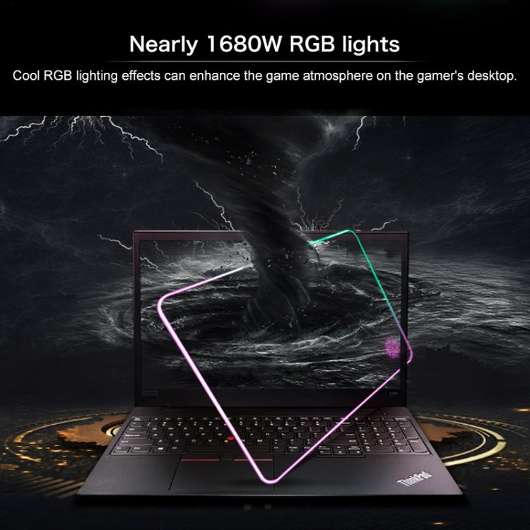 Tappetino per mouse colorato RGB Lenovo Maya Light Game Service, Maya Light