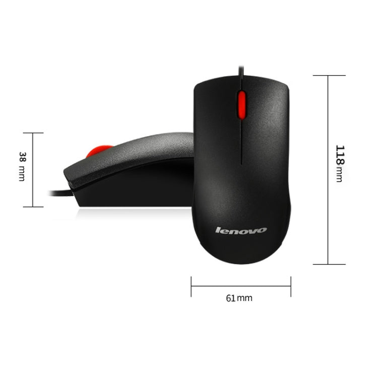 Mouse cablato Lenovo M120 Pro Fashion Office Red Dot, M120 Pro Wired Mouse