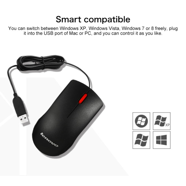 Mouse cablato Lenovo M120 Pro Fashion Office Red Dot, M120 Pro Wired Mouse