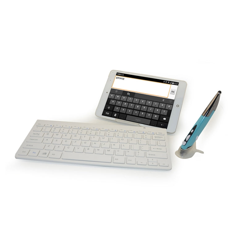 KM-909 Tastiera multimediale wireless da 2,4 GHz + Mouse ottico wireless con ricevitore USB Set per computer PC portatile, consegna colore mouse casuale, KM-909 Keyboard + Pen Mouse (White), KM-909 Keyboard + Pen Mouse (Black)