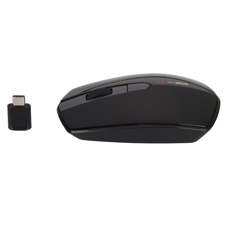 MCSaite MC-369AG Mouse ottico wireless USB-C/Type-C 1600 DPI regolabile a tre velocità a 4 pulsanti