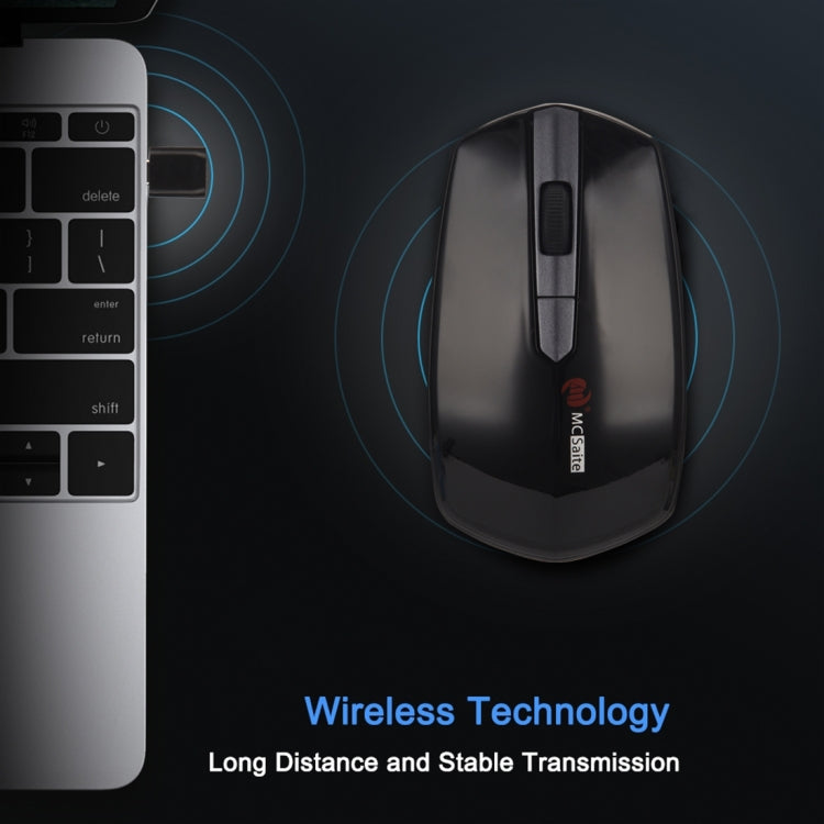 MCSaite MC-369AG Mouse ottico wireless USB-C/Type-C 1600 DPI regolabile a tre velocità a 4 pulsanti