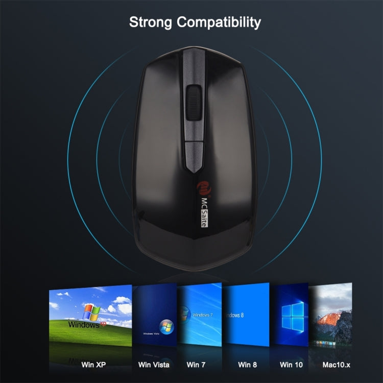 MCSaite MC-369AG Mouse ottico wireless USB-C/Type-C 1600 DPI regolabile a tre velocità a 4 pulsanti