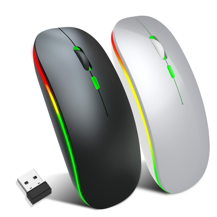 Mouse silenzioso wireless colorato HXSJ M40 a 4 tasti 2.4G