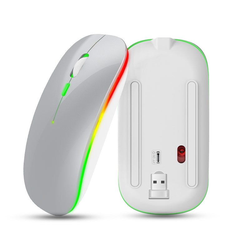 Mouse silenzioso wireless colorato HXSJ M40 a 4 tasti 2.4G