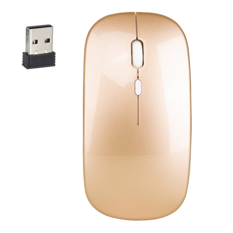 Mouse ottico silenzioso regolabile a tre velocità wireless HXSJ M80 da 2,4 GHz 1600 DPI, Black, Grey, Gold, Rose Gold, Silver, White